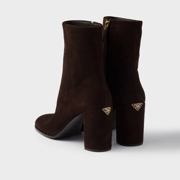 Suede booties