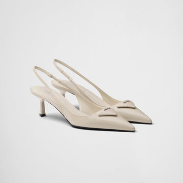 leather slingback pumps
