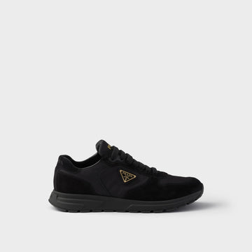 Prax 2.0 Re-Nylon and suede sneakers