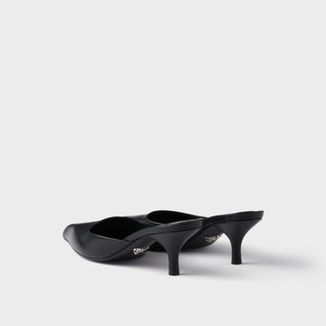 Leather mules