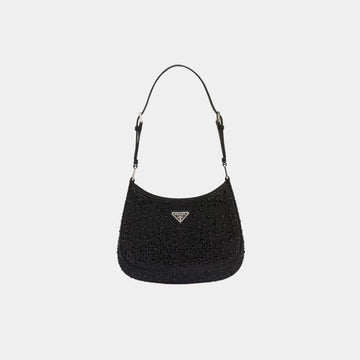 Cleo Satin Bag With Crystals