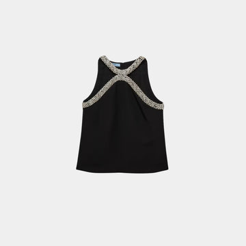 Embroidered Cady Top Embroidered Design