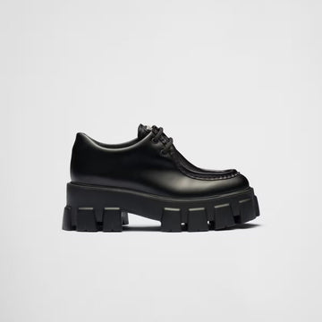 Monolith Brushed Leather Lace Up Shoes