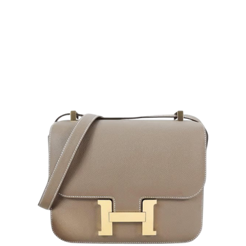 HM 18CM CONSTANCE EPSOM CK18 ETOUPE ROSE GOLD HARDWARE