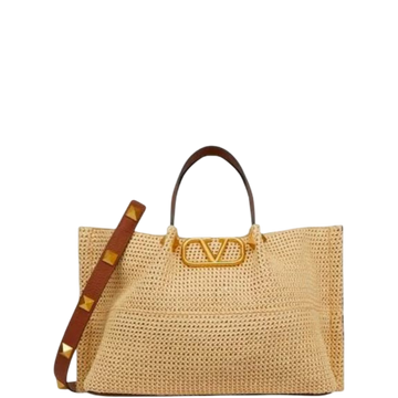 VLA 38CM MEDIUM STRAW SUMMER GARAVANI TOTE