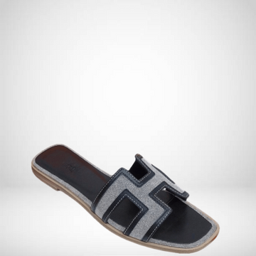 HM BLACK/SILVER ORAN SANDAL