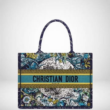 DIR 36CM BLUE CONSTELLATION EMBROIDERY MEDIUM BOOK TOTE