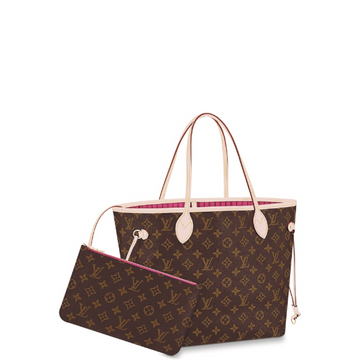 LUV BROWN AND LIGHT PINK NEVERFULL MM 40CM