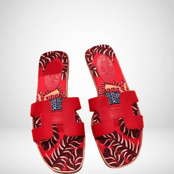 HM SANDAL MULTICOLOR/RED ORAN