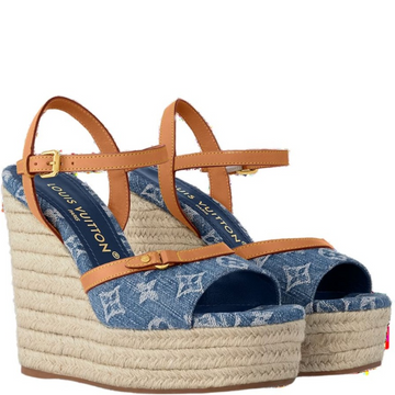 LUV SANDAL BLUE HELIOS WEDGE