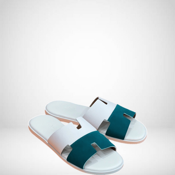 HM SANDAL IZMIR WHITE/BLUE
