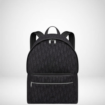 DIR BLACK 40CM RIDER OBLIQUE JACQUARD BACKPACK