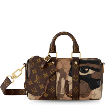LUV 9.8IN/25CM M46678 BROWN KEEPALL BANDOULIÈRE 25