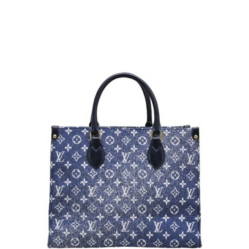 LUV 35CM ONTHEGO TOTE DENIM BAG M59608