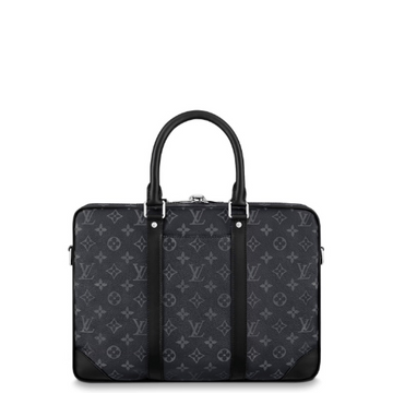 LUV 40CM PORTE DOCUMENTS VOYAGE PM BRIEFCASE BLACK M46457