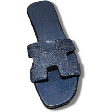 HM NAVY BLUE ORAN SANDAL
