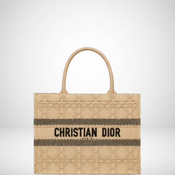 DIR 36CM NATURAL CANNAGE RAFFIA MEDIUM BOOK TOTE