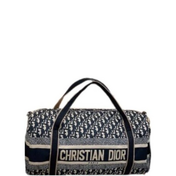 DIR 40CM BLUE OBLIQUE HOLDALL TRAVEL DUFFLE BAG