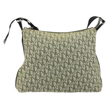 Christian Dior Vintage Trotter Shoulder Bag Canvas Green Canvas Shoulder Bag Bag ()