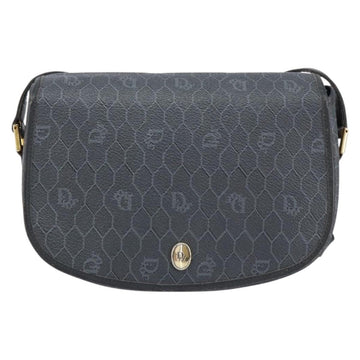 Christian Dior Vintage Honeycomb Shoulder Bag Canvas Black Canvas Shoulder Bag Bag ()