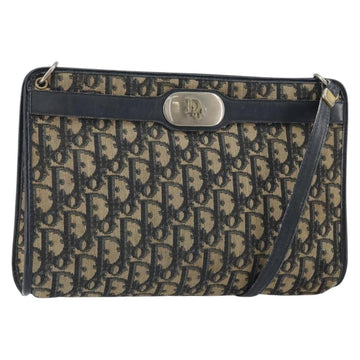 Christian Dior Vintage Trotter Shoulder Bag Canvas Navy Canvas Shoulder Bag Bag ()