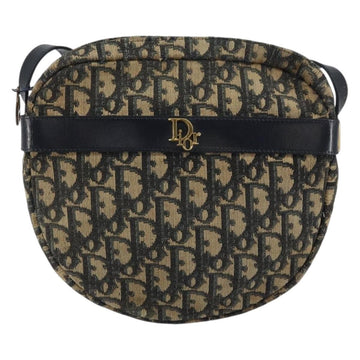 Christian Dior Vintage Trotter Shoulder Bag Canvas Navy Canvas Shoulder Bag Bag ()