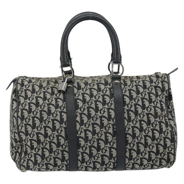 Christian Dior Vintage Trotter Boston Bag Canvas Black Canvas Travel Bag Bag ()