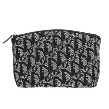 Christian Dior Vintage Trotter Pouch Diorissimo Canvas Gray Canvas Clutche & Pouche Bag ()
