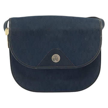 Christian Dior Vintage Honeycomb Shoulder Bag Canvas Navy Canvas Shoulder Bag Bag ()