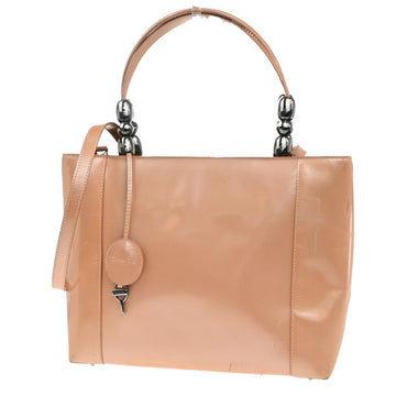 Christian Dior Malice Handbag  Leather Pink _Leather Shoulder Bag Bag ()
