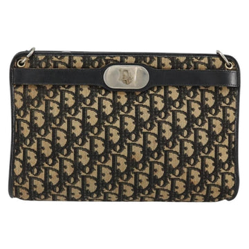 Christian Dior Vintage Trotter Shoulder Bag Canvas Navy Canvas Shoulder Bag Bag ()