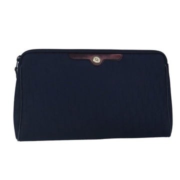 Christian Dior Vintage Trotter Pouch Canvas Navy Canvas Clutche & Pouche Bag ()
