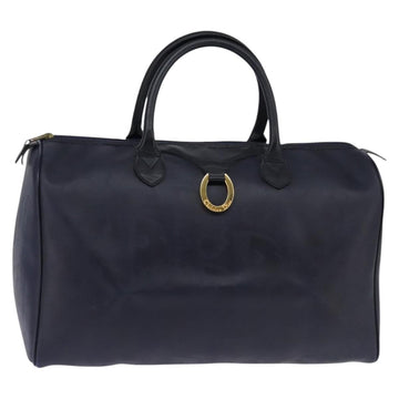 Christian Dior Lady Dior Boston Bag Canvas Navy Canvas Travel Bag Bag ()