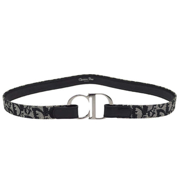 Christian Dior Vintage Belt Canvas Black Canvas Belts Accessory ()