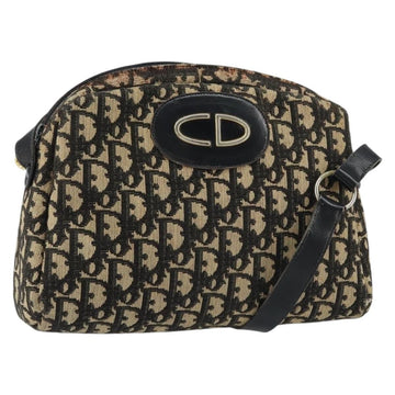 Christian Dior Vintage Cd Trotter Shoulder Bag Canvas Black Canvas Shoulder Bag Bag ()