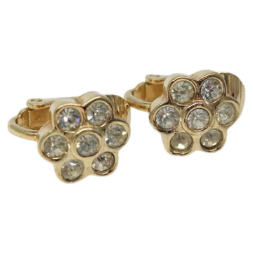 Christian Dior Vintage Clip-On Earrings Metal Gold Metal Earrings Jewelry ()