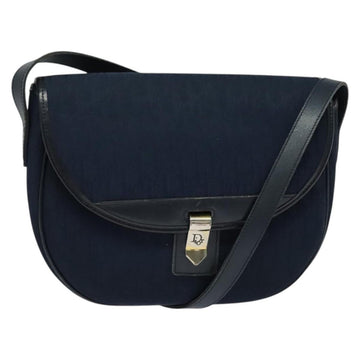 Christian Dior Vintage Trotter Shoulder Bag Canvas Navy Canvas Shoulder Bag Bag ()