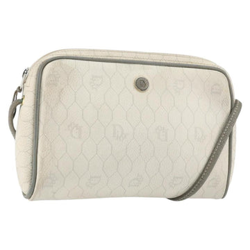 Christian Dior Vintage Honeycomb Shoulder Bag Canvas White Canvas Shoulder Bag Bag ()