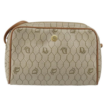 Christian Dior Vintage Honeycomb Shoulder Bag Canvas Beige Canvas Shoulder Bag Bag ()