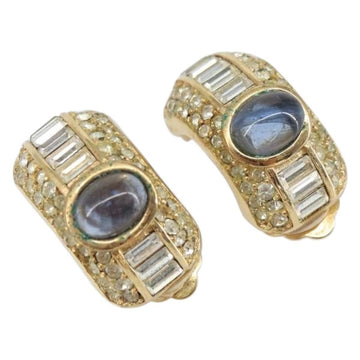 Christian Dior Vintage Clip-On Earrings Metal Gold Metal Earrings Jewelry ()