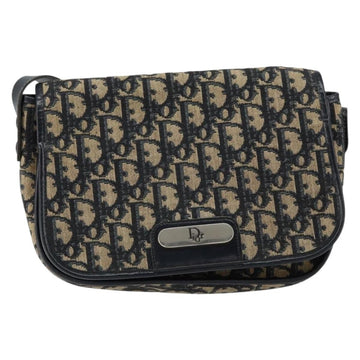 Christian Dior Vintage Trotter Shoulder Bag Canvas Navy Canvas Shoulder Bag Bag ()