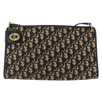 Christian Dior Vintage Cd Trotter Shoulder Bag Canvas Black Canvas Shoulder Bag Bag ()