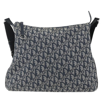 Christian Dior Vintage Trotter Shoulder Bag Canvas Navy Canvas Shoulder Bag Bag ()