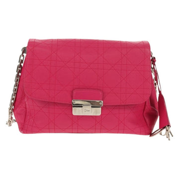 Christian Dior Long Chain Miss Dior Bag Cannage Quilt Lambskin Pink Leather Shoulder Bag Bag ()