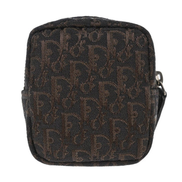 Christian Dior Vintage Trotter Pouch Canvas Brown Canvas Clutche & Pouche Bag ()