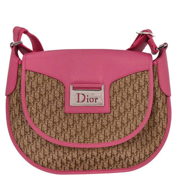 Christian Dior Trotter Shoulder Bag Canvas Beige Canvas Shoulder Bag Bag ()