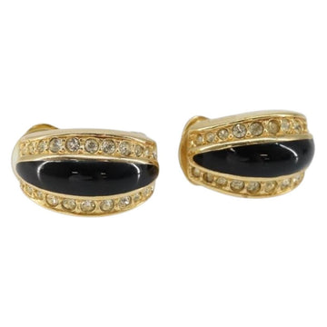 Christian Dior Vintage Clip-On Earrings Metal Gold Metal Earrings Jewelry ()