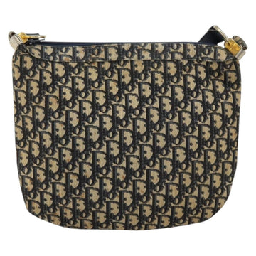 Christian Dior Vintage Trotter Shoulder Bag Canvas Navy Canvas Shoulder Bag Bag ()