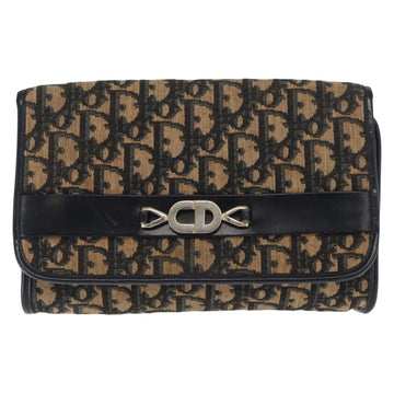 Christian Dior Vintage Cd Trotter Shoulder Bag Canvas Navy Canvas Shoulder Bag Bag ()
