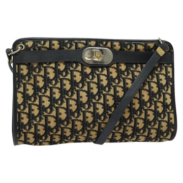 Christian Dior Vintage Trotter Crossbody Bag Canvas Brown Canvas Shoulder Bag Bag ()